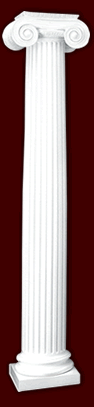 Greek Erectheum Ionic Fluted Architectural Column