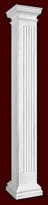 Square Fluted Column