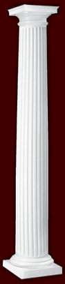 Roman Doric Fluted Architectural Column