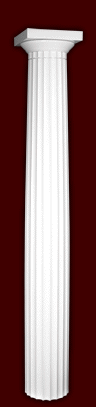 Greek Doric Fluted Architectural Column