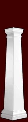 Tuscan Square Tapered Architectural Column