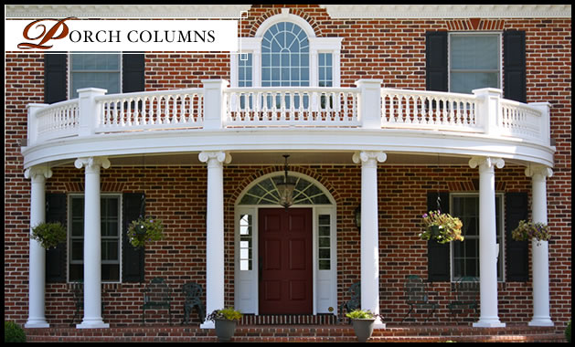 Porch Columns Fiberglass Porch Columns Porch Column Melton Classics Inc 