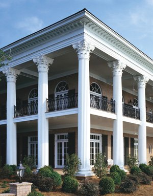 Columns, Balustrade, Cornice, Shutters and Architectural Details
