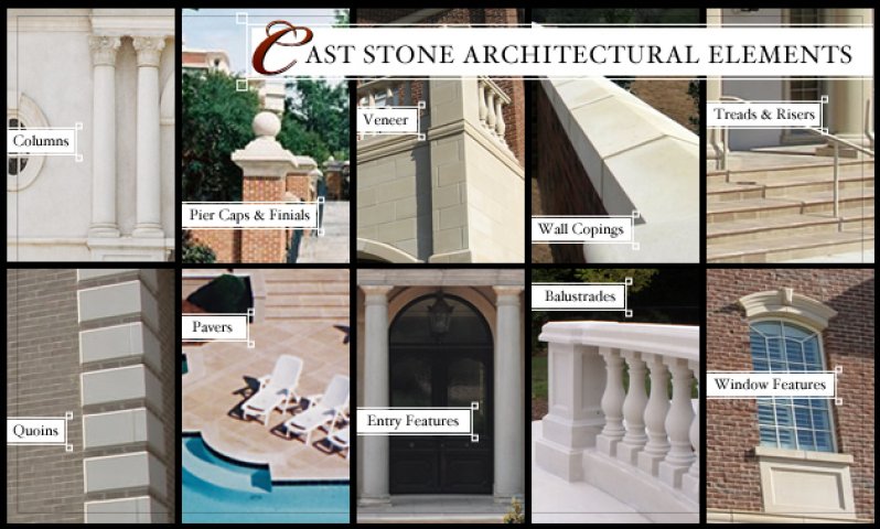 Cast Stone Cornices