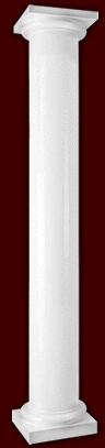Tuscan Straight Shaft Column with Tuscan Base Both Ends
