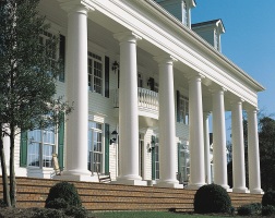 fiberglass columns on a state house
